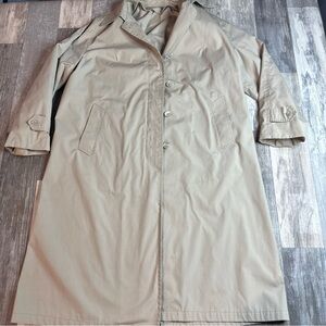 London Fog, Women’s Long Jacket, 18 Regular, Cream